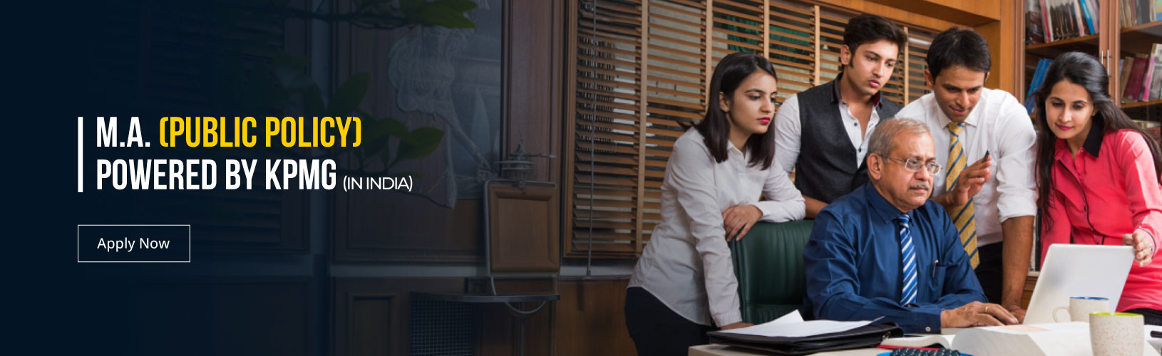 MA in Public Policy Powered by KPMG - Bennett University